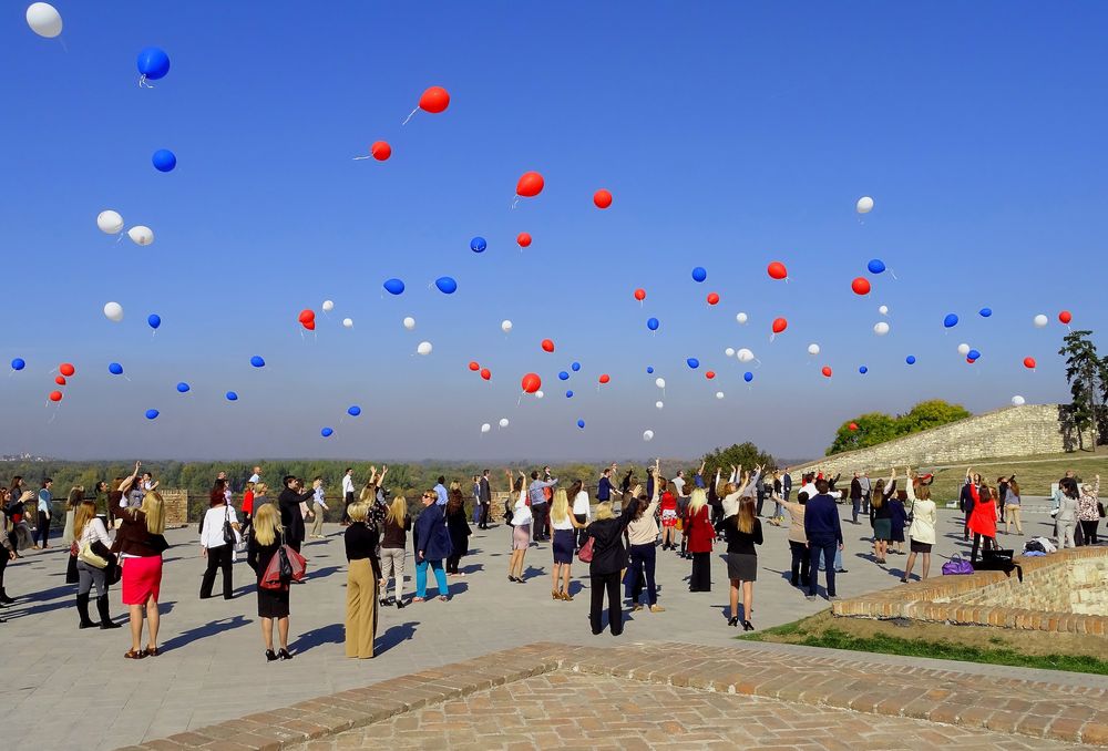 lâcher de ballons