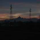 le Alpi al tramonto