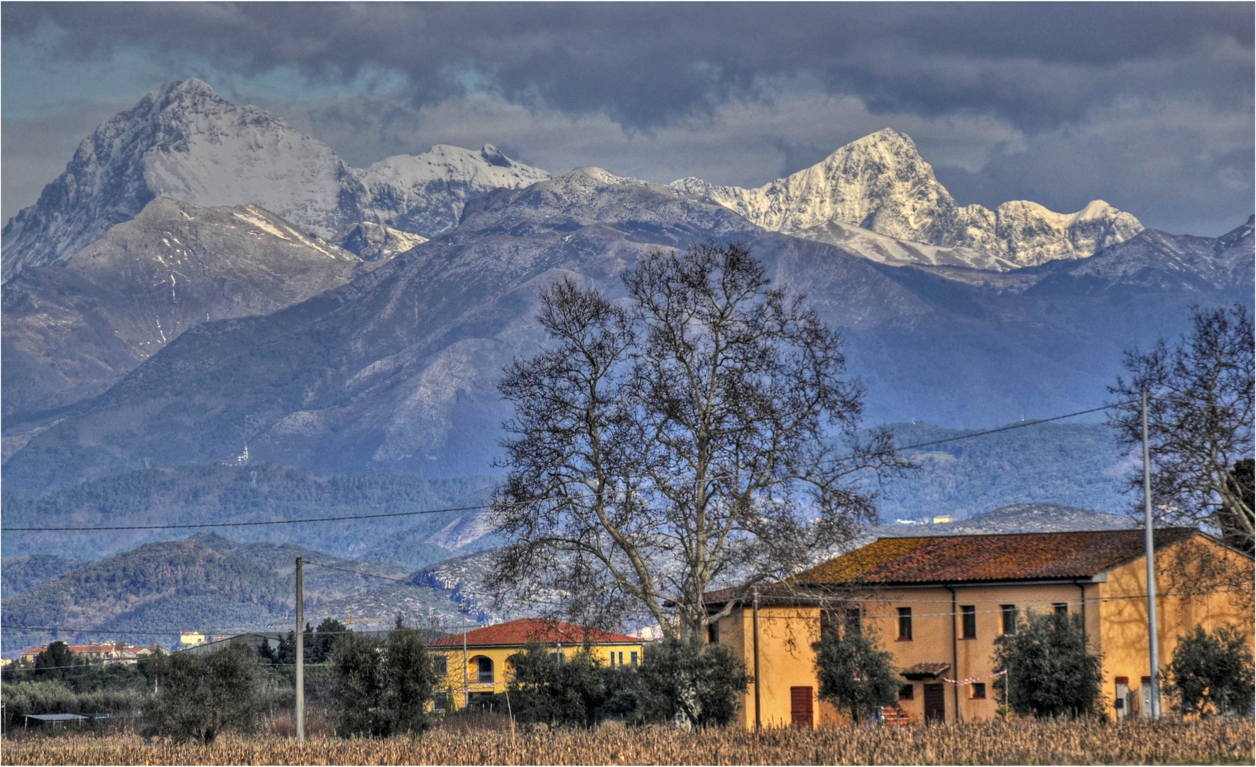 le Apuane viste da Pisa