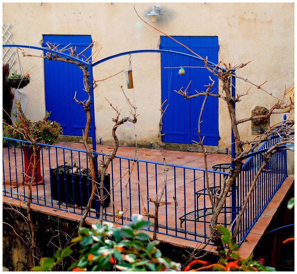 Le balcon bleu