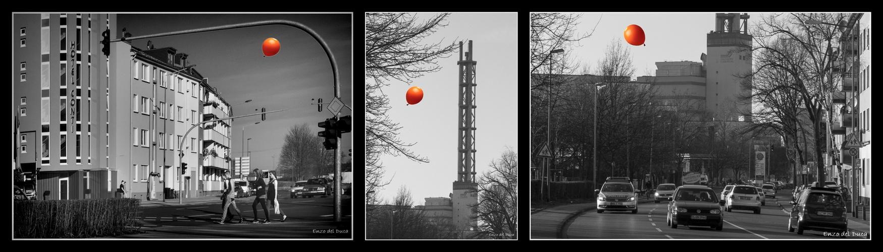 Le ballon orange in Duisburg