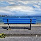 Le banc bleu