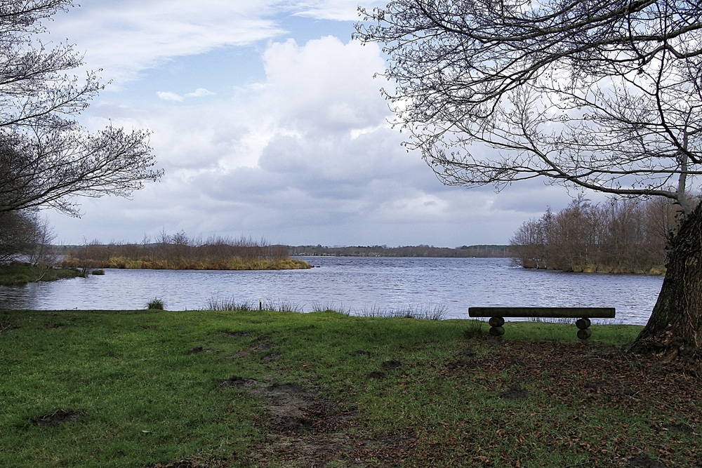 le banc du lac !