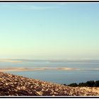 le banc vu de la dune