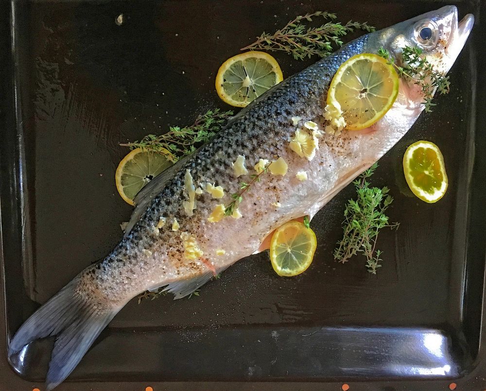 le bar moucheté (a été au beurre blanc ) -