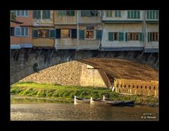 Le barche sotto il ponte