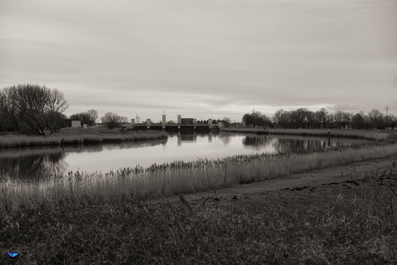 Le barrage de la Leda