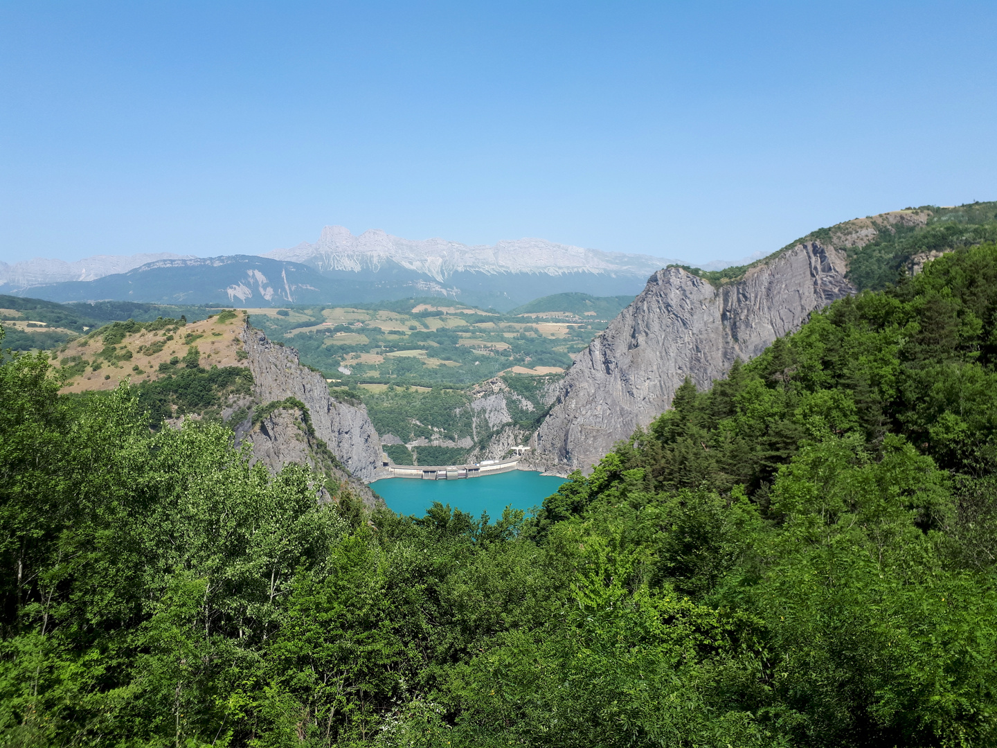 Le barrage du Monteynard, Isère