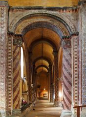 Le bas-côté sud de l’Eglise Saint-Nicolas de Civray (XIIème)