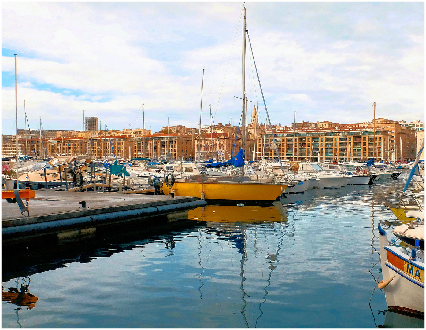 Le bateau jaune