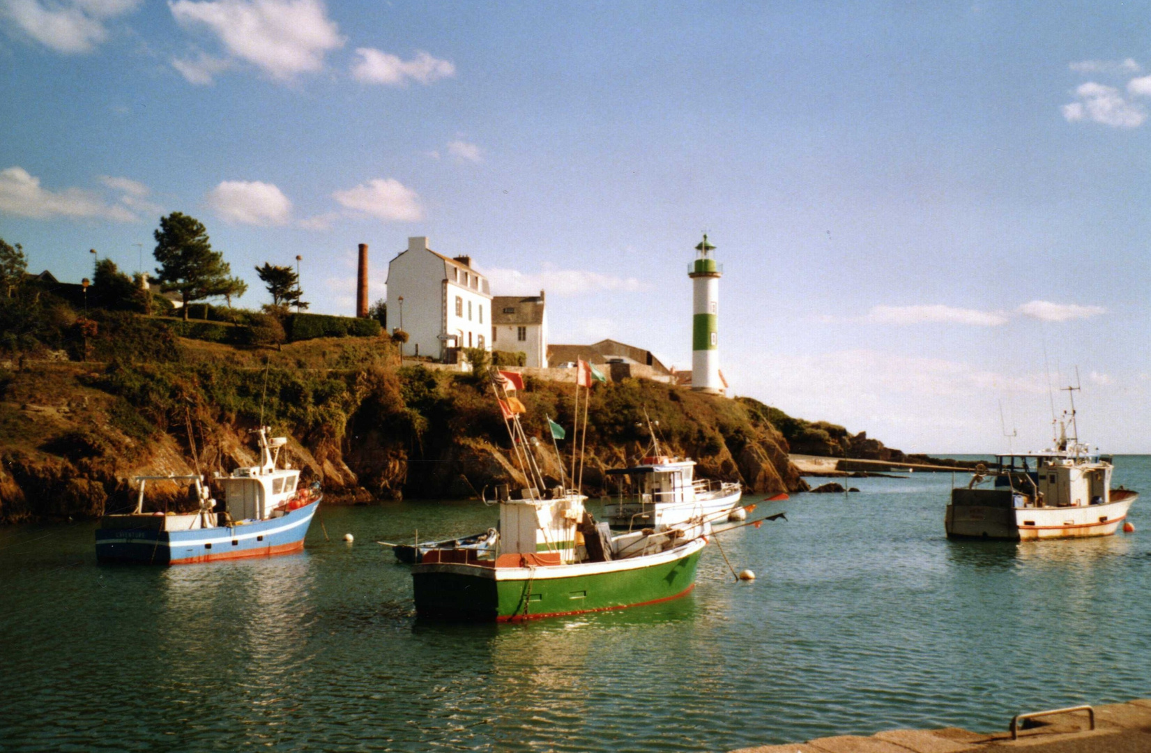 Le bateau vert