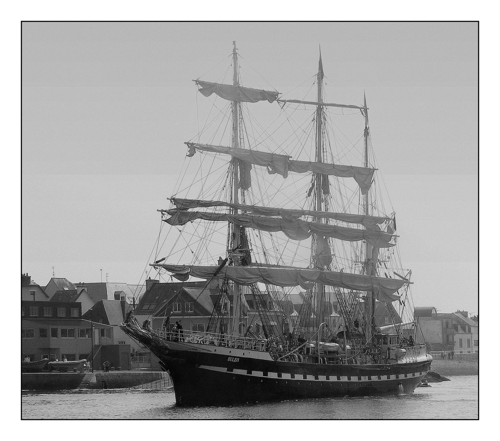 " Le BELEM comme du temps de nos grands- parents "