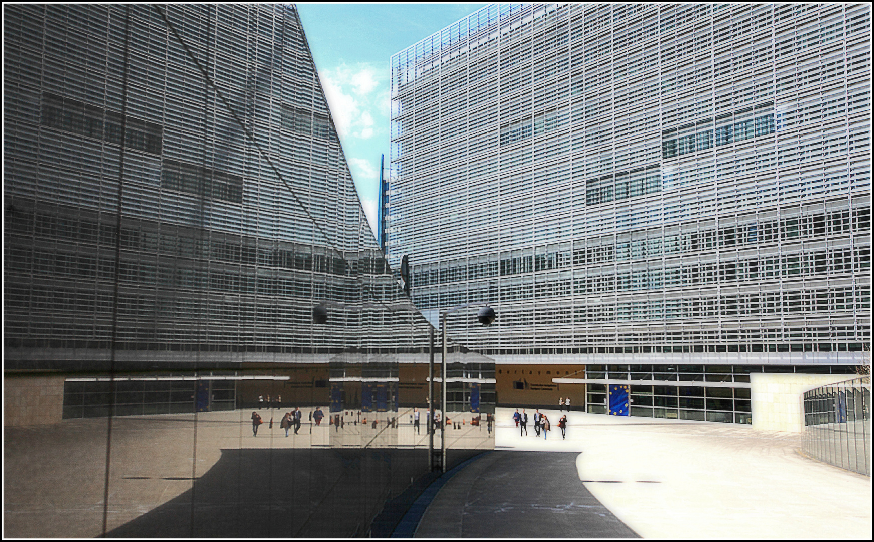 Le "Berlaymont" siège de la Commission européenne à Bruxelles