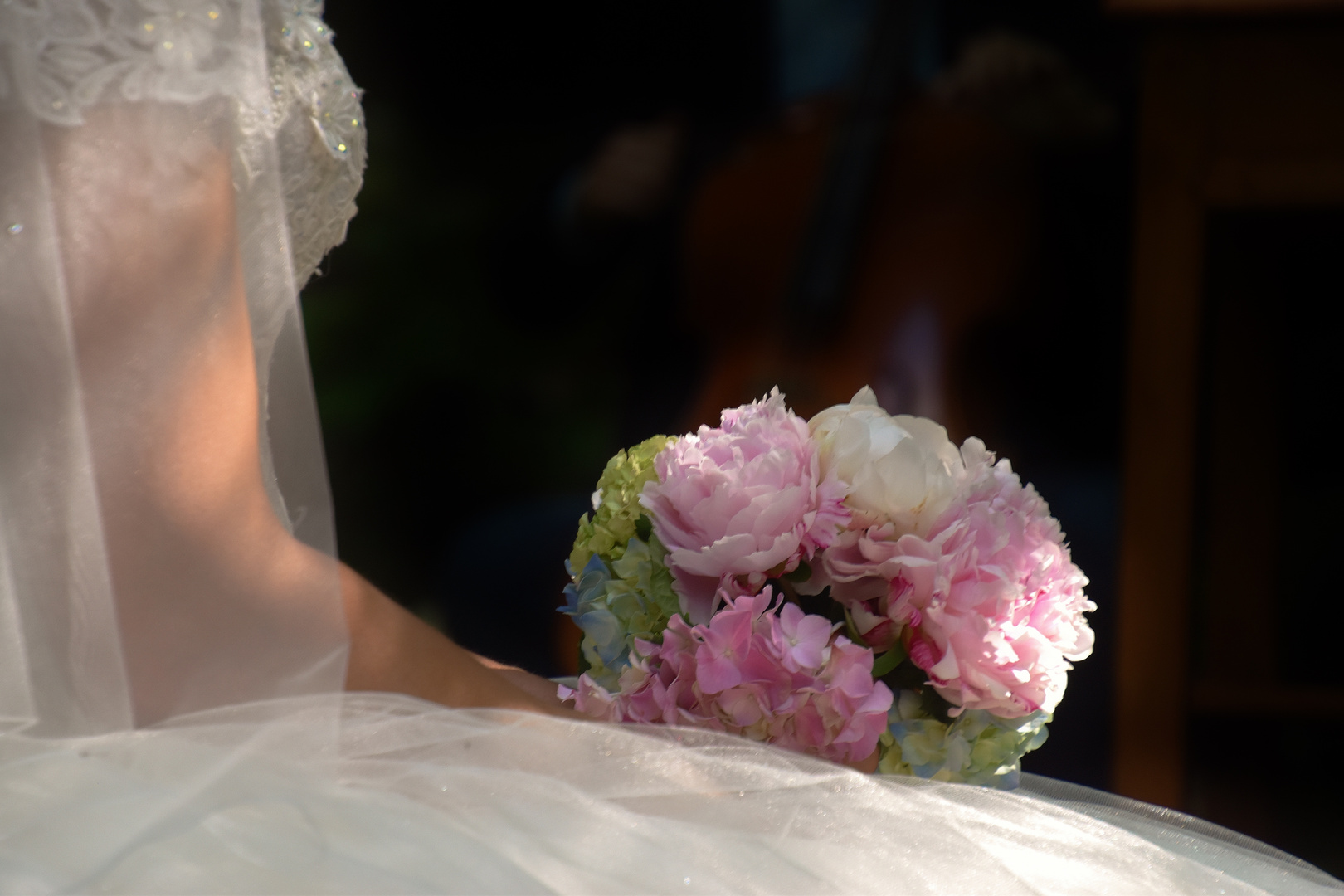 Le bouquet de la mariée.