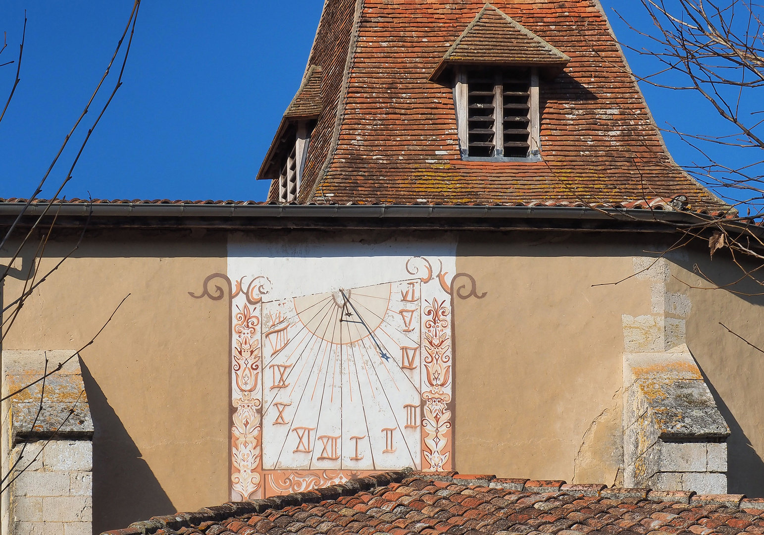 Le cadran solaire de l‘Eglise Saint-Laurent 