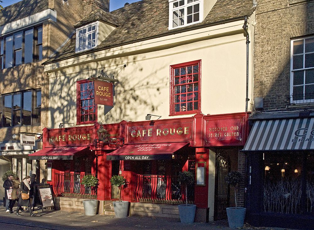  Le Café Rouge, restaurant français  -  Bridge Street, Cambridge -