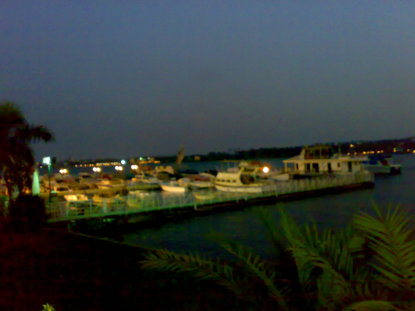 Le caire a maadi au bord du nil