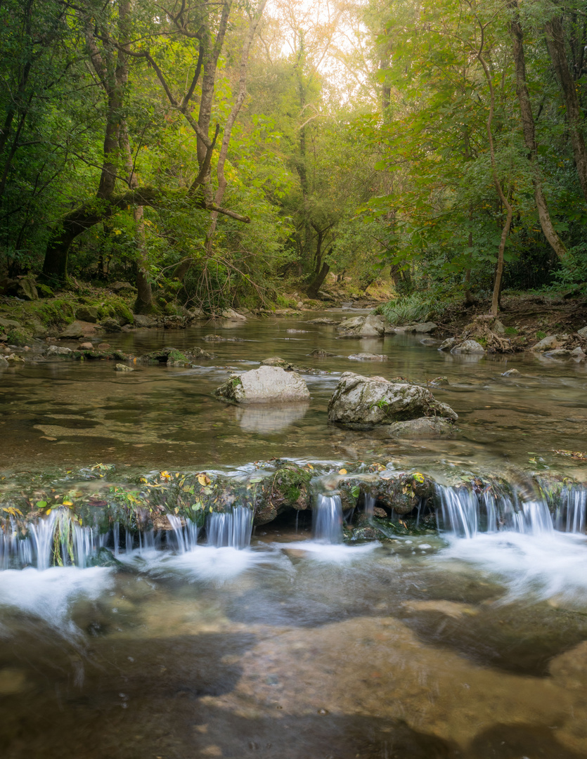 Le calme à la Brague. 