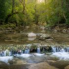 Le calme à la Brague. 