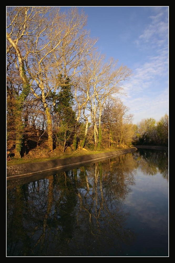 Le canal au petit matin