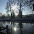 Le canal du midi enneigé