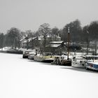 le canal sous la neige