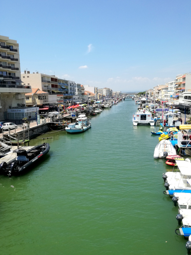 Le canal vert ... Palavas les flots !