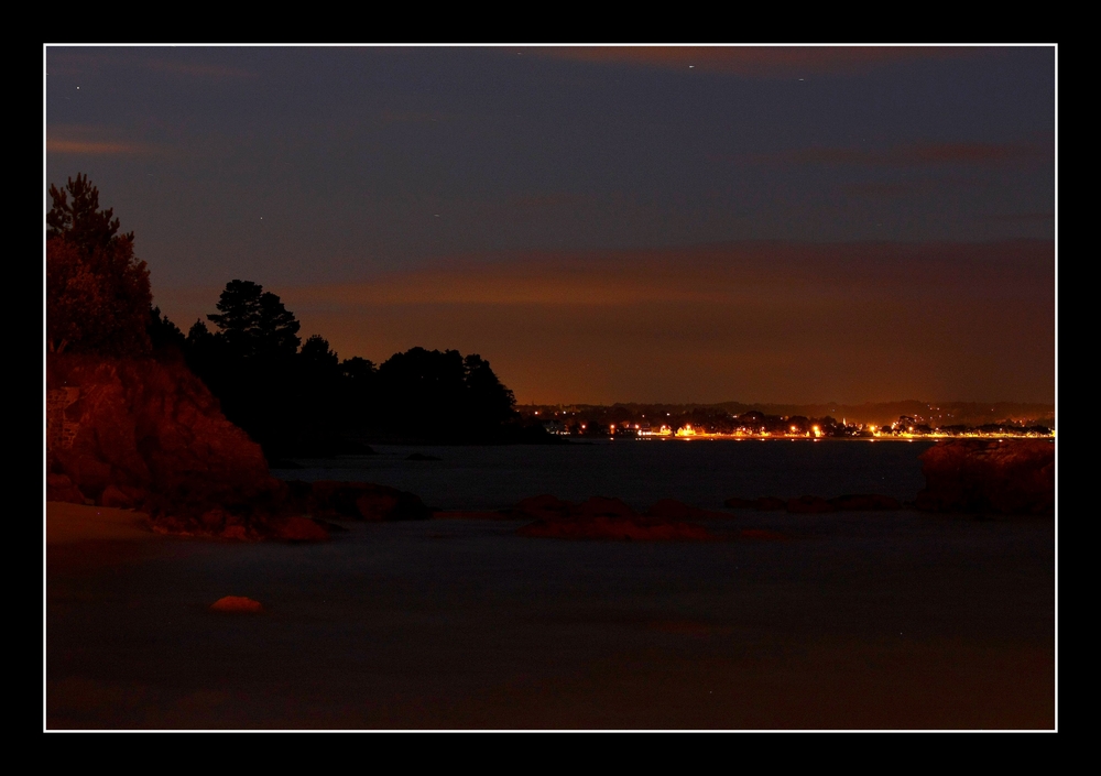 " Le Cap Coz deux heures après le coucher du soleil "