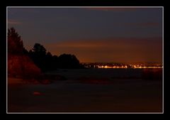 " Le Cap Coz deux heures après le coucher du soleil "