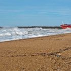 Le cargo sur la plage