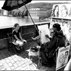 Le caricaturiste du Pont St Charles (Prague)