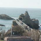 LE CELEBRE ROCHER DE LA VIERGE A BIARRITZ