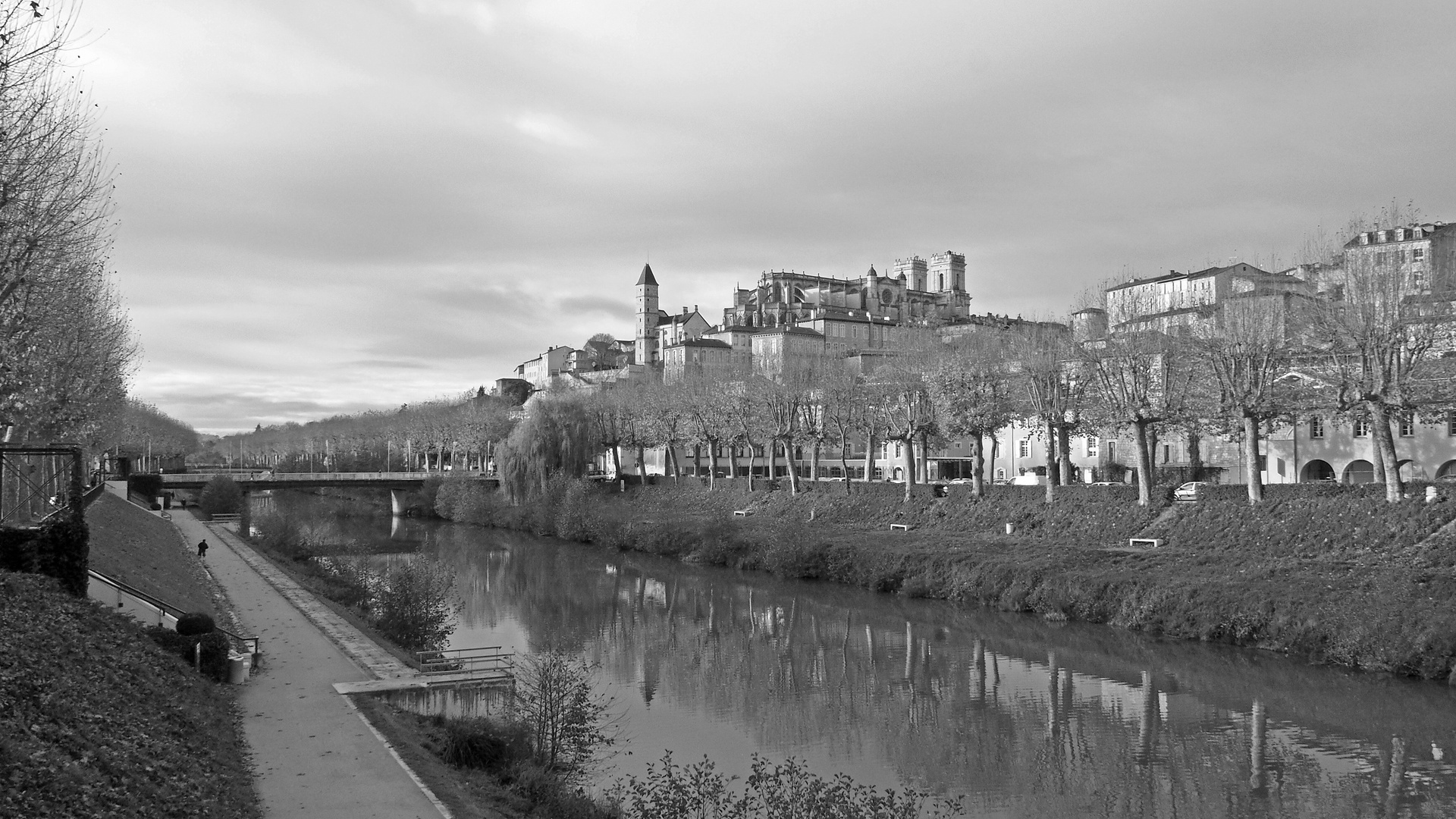 Le centre-ville d’Auch et le Gers