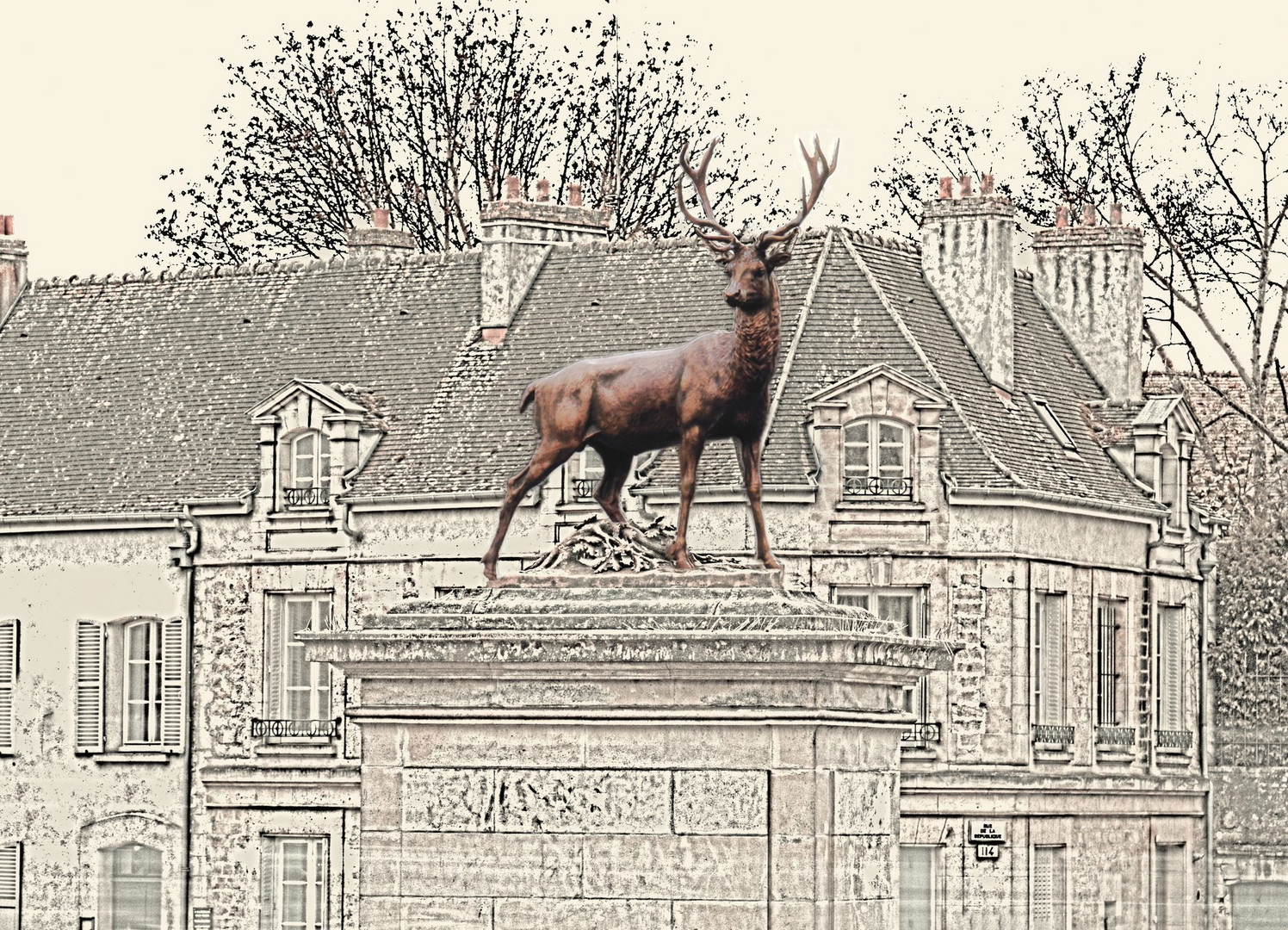 Le Cerf de Senlis