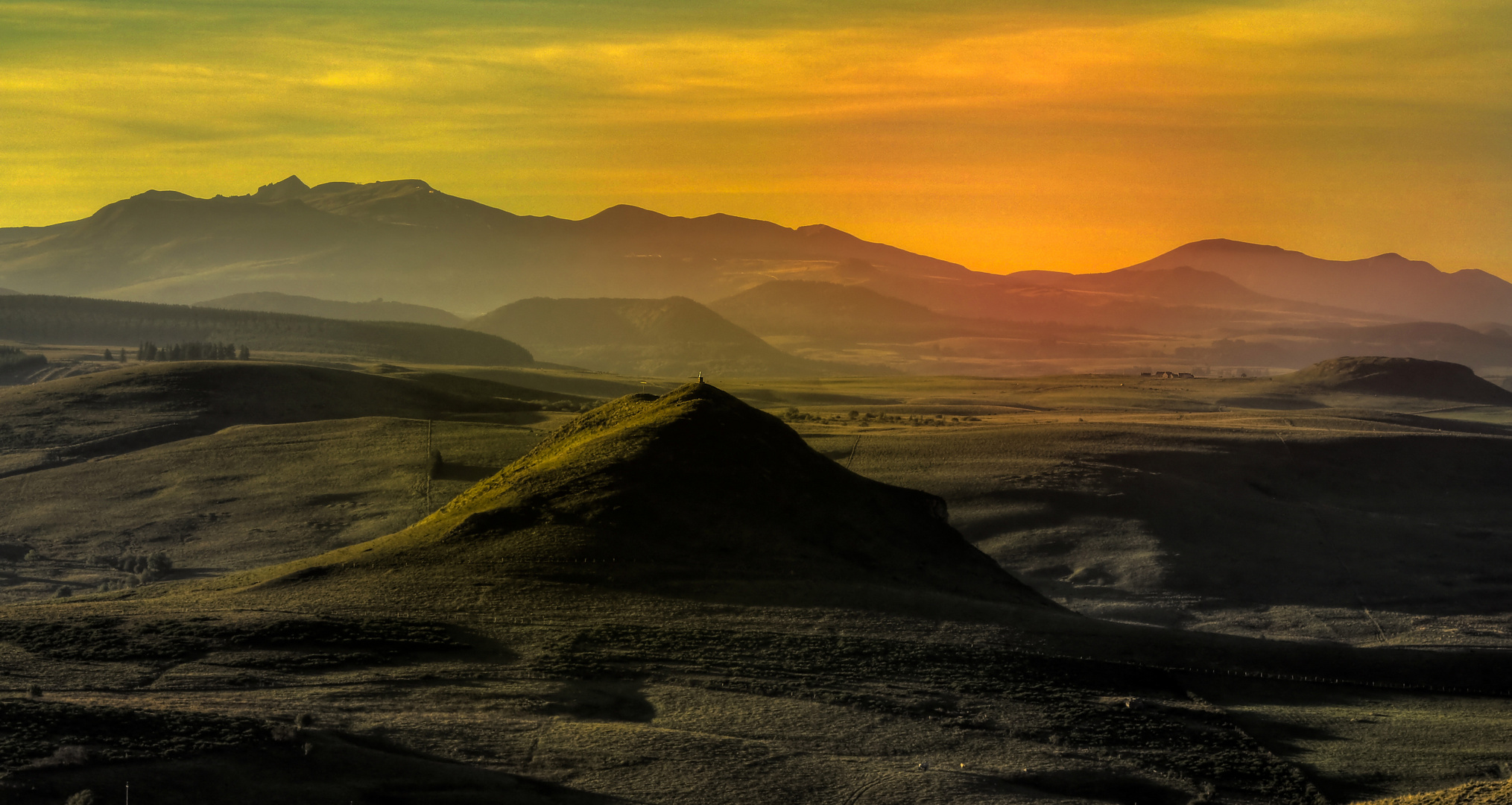 Le Chabrut et le massif du Sancy en Auvergne