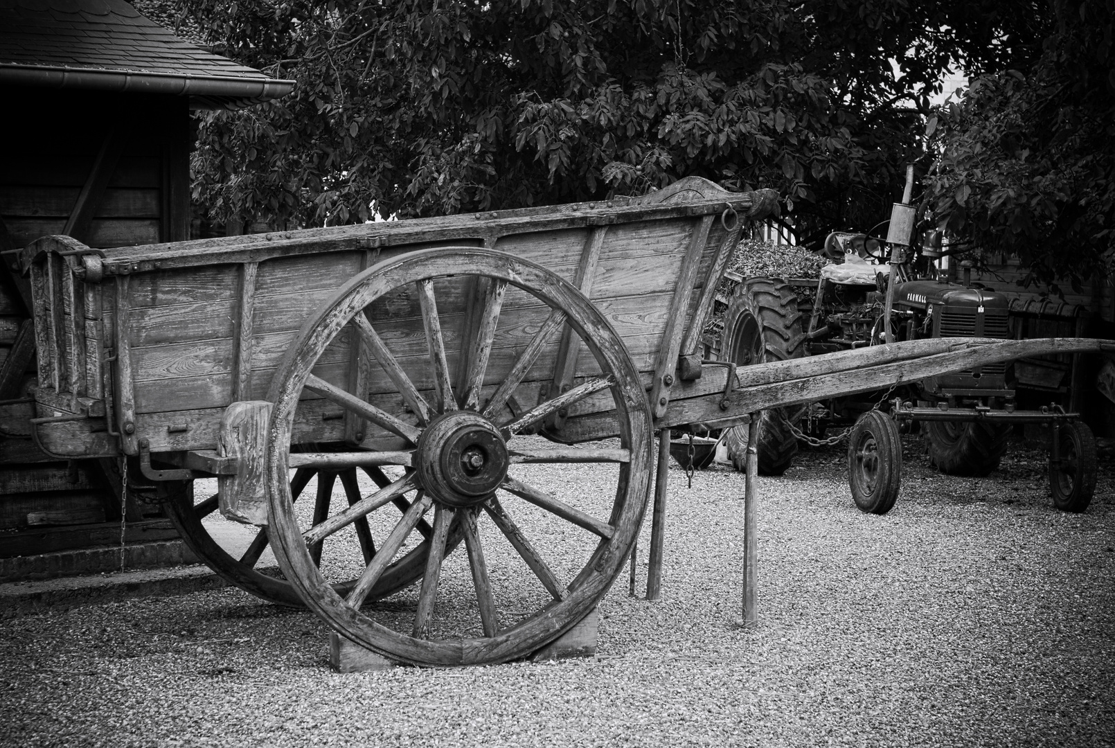 Le chariot et le tracteur