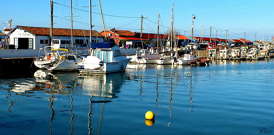 Le charme du petit port de St Trojan