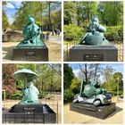 Le Chat de Geluck, Parc de Bruxelles, Belgique 