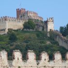 le chateau de Scaligero en Italie ( Soave )