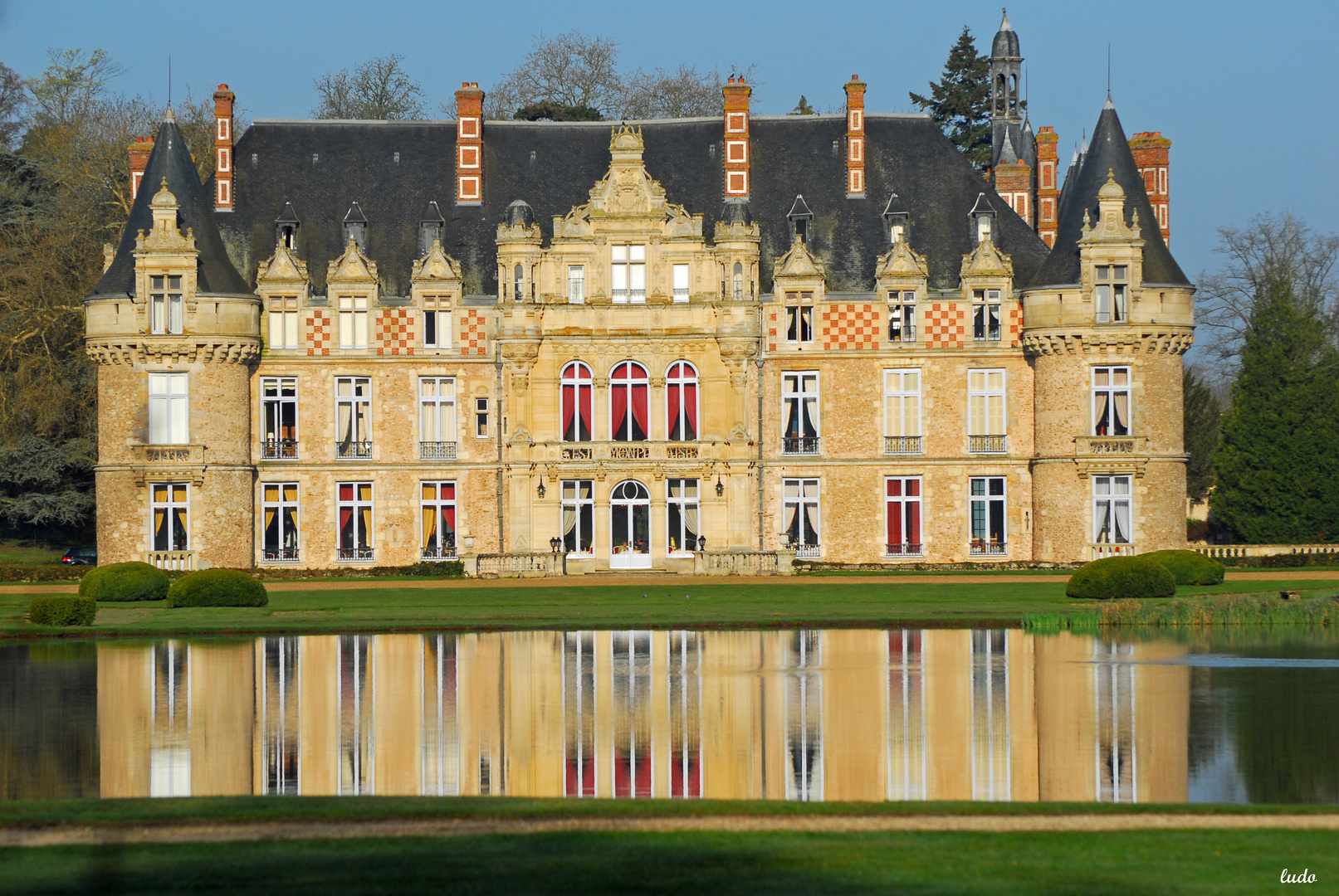 le chateau et son parc