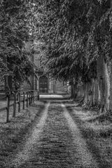 Le chemin de la chapelle du château!