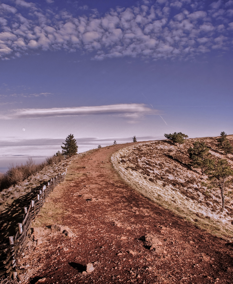 Le chemin du Pariou en Auvergne