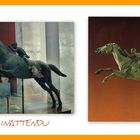 Le Cheval et le Jokey . sculpture du Musèe d ' Athenes