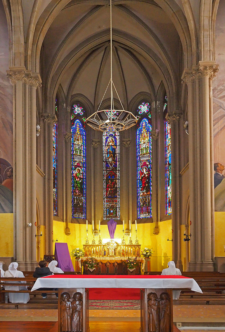 Le choeur de la Chapelle de l‘Immaculée Conception