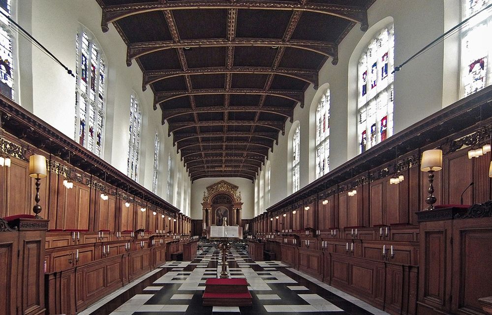 Le choeur de la Chapelle de Triniy College  --  Cambridge 