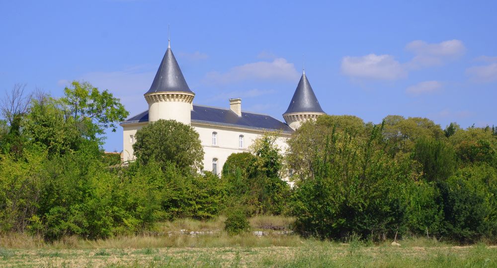 le château d'Aubussargues, Gard