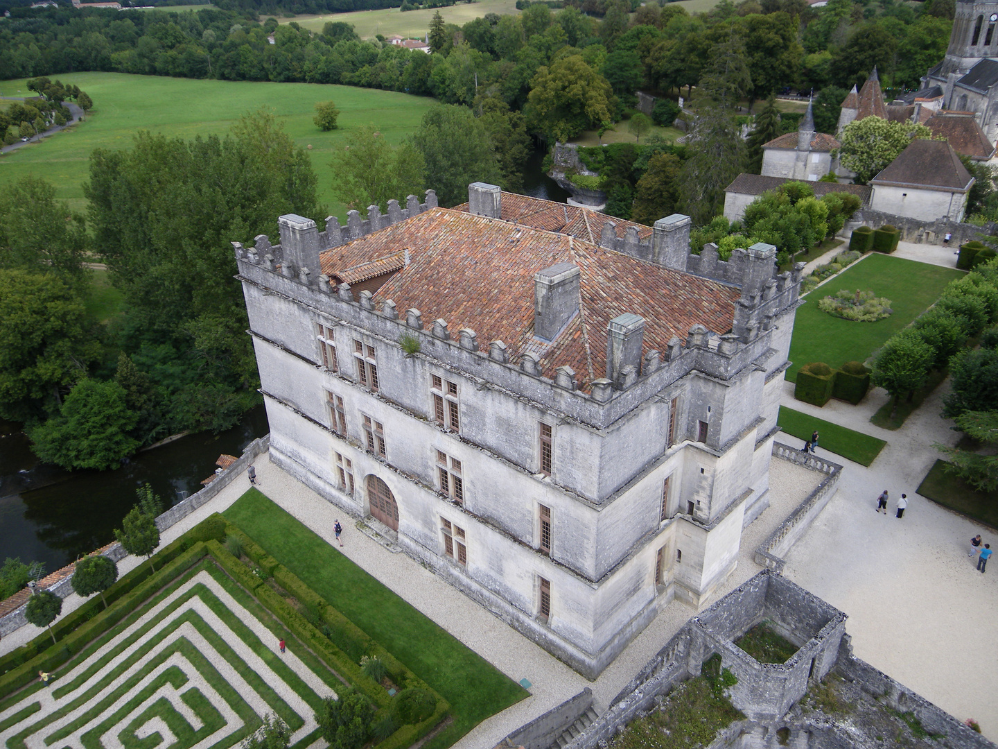 le château de Bourdeilles........