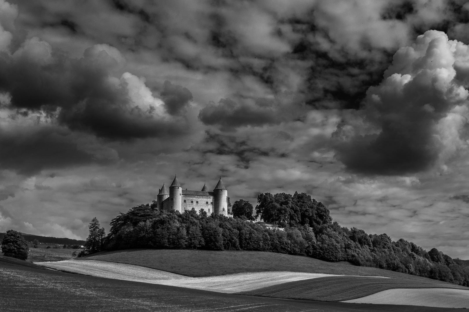 Le Château de Champvent, Canton de Vaud.