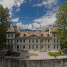 Le Château de Prangins, la façade côté lac Léman