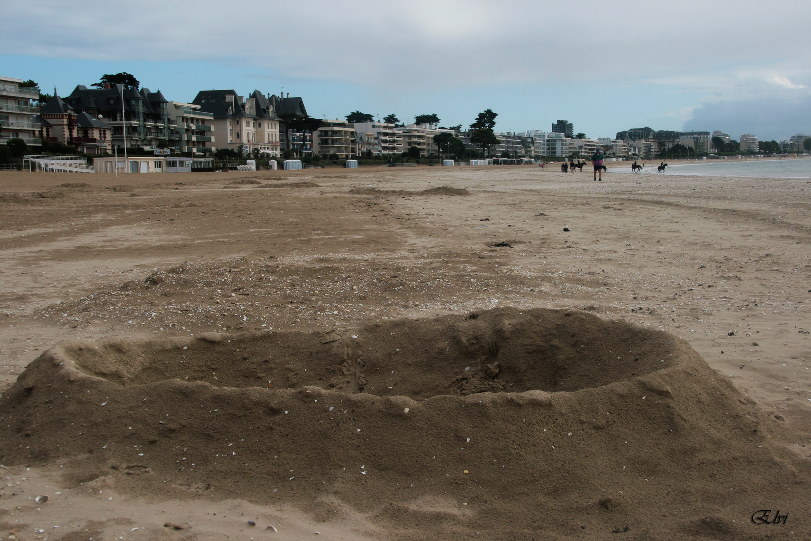 le château de sable abandonné